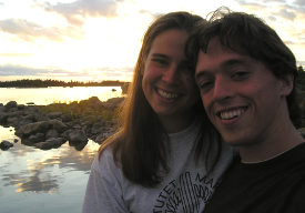 Mark and Hanna at skären Mark and Hanna at skären
